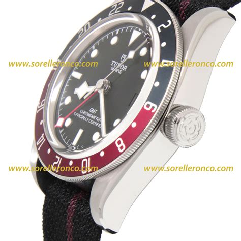 tudor cinturino.rosso|Orologio TUDOR Black Bay GMT .